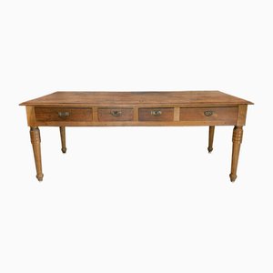 Art Deco Style Console Table with Four Drawers