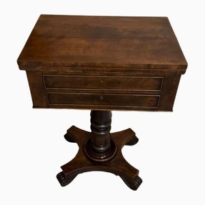 Table de Jeux Victorienne Antique en Acajou, 1860