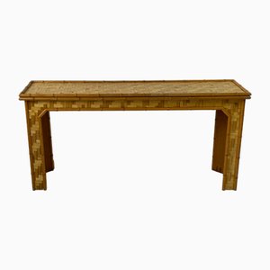 Bamboo Console Table, 1970s