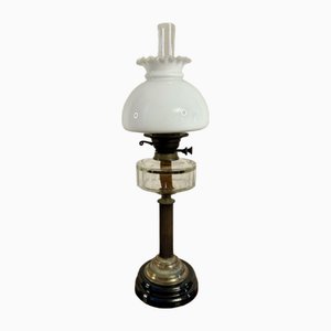 Lámpara de aceite victoriana antigua, 1880