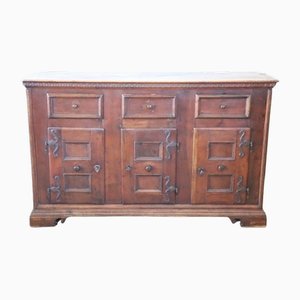 Antikes Sideboard aus Nussholz, Ende des 17. Jahrhunderts