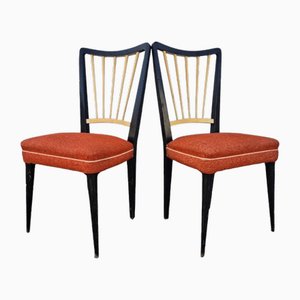 Chaises d'Appoint Mid-Century, Italie, Set de 2