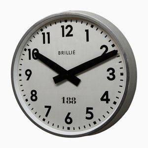 Industrial Clock from Brillié, 1950s