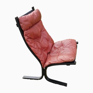 Siesta Chair in Leather by Ingmar Relling for Westnofa, Norway, 1960s