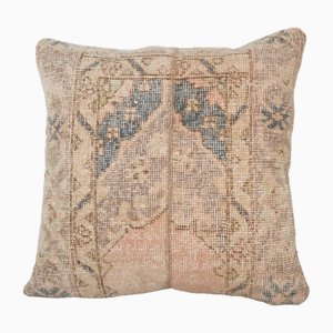Turkish Oushak Rug Cushion Cover in Wool