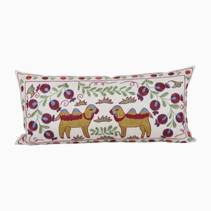 Vintage Suzani Cushion Cover with Camel Motif