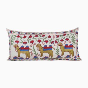 Tashkent Suzani Cushion Cover with Camel Motif