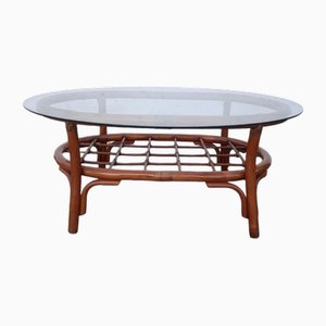 Table Basse Vintage en Bambou
