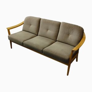 Mid-Century Sofa in Cherry Wood by Wilhelm Knoll, 1970s