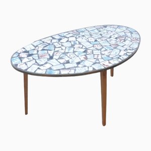 Dänischer Mid-Century Mosaik Couchtisch