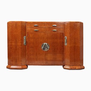 French Art Deco Sideboard in Amboyna, 1920s