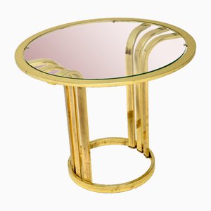 Vintage Hollywood Regency Style Coffee / Side Table in Brass, 1970s