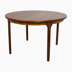 Table de Salle à Manger Ronde à Rallonge Mid-Century de McIntosh, 1960s