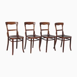 Bentwood Dining Chairs from Thonet, 1930, Set of 4