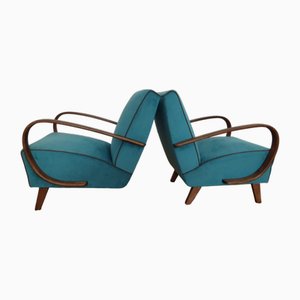 Armchairs by Jindřich Halabala for Up Závody, 1940, Set of 2