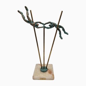 G. Ottaviani, Abstrakte Skulptur, 1980er, Bronze