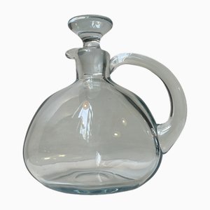 Carafe Asymétrique Soufflée à la Main de Holmegaard, Scandinavie, 1970s