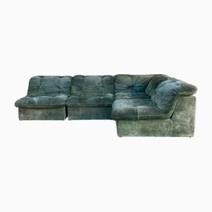 Modular Sofa in Leather from Wk Möbel, 1970s, Set of 4