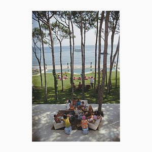 Slim Aarons, Party in Marbella, Limited Edition Estate Stamped Fotodruck, 2000er