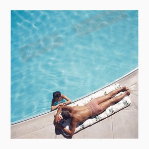 Slim Aarons, Lake Tahoe Couple, Limited Edition Estate Stamped Photographic Print, 1980s