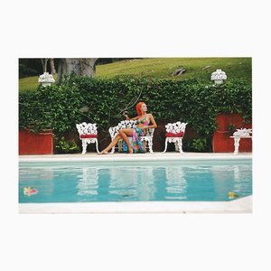 Slim Aarons, Lounging in Bermuda, Impresión fotográfica estatal de edición limitada, años 80