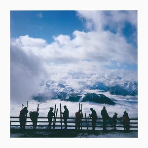 Slim Aarons, Verbier View, Limited Edition Estate Stamped Fotodruck, 1970er