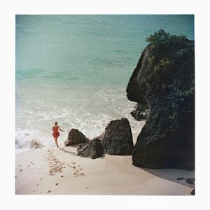 Slim Aarons, Bermuda Beach, Limited Edition Estate Stamped Photographic Print, 1980s