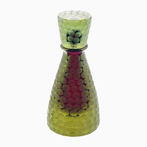 Botella de cristal de Murano de Mariano Moro, años 90