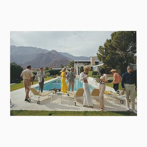 Slim Aarons, Style au Bord de la Piscine, Tirage Photographique Estampillé Estate en Édition Limitée, 1970s