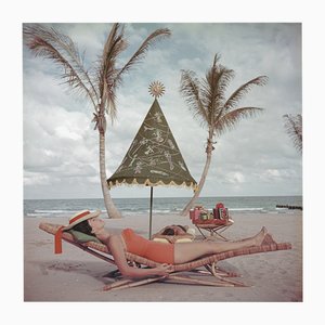 Slim Aarons, Palm Beach Idyll, Limited Edition Estate Stamped Fotodruck, 1960er