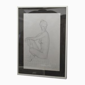 Blaustein, desnudo femenino, 1980, Alugraph