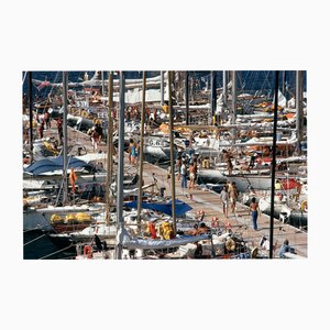 Slim Aarons, Porto Ercole Harbour, Limited Edition Estate Stamped Photographic Print, 1960s