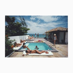 Lámina fotográfica Slim Aarons, Buzios de edición limitada, años 70