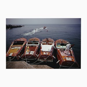 Slim Aarons, esquí acuático en el Hotel Du Cap, Eden Roc, impresión fotográfica de edición limitada Estate, años 50