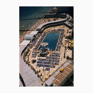 Slim Aarons, Ariel Pool in Miami, Limited Edition Estate Stamped Photographic Print, 1980s