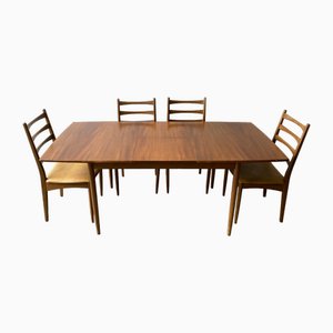 Mid-Century Dining Table and Chairs from Grieves & Thomas, 1960s, Set of 5