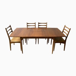 Table et Chaises de Salle à Manger Mid-Century de Grieves & Thomas, 1960s, Set de 5