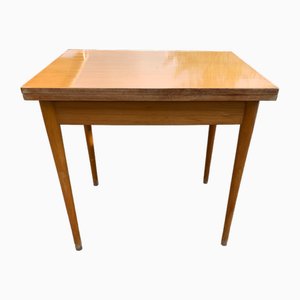 Mid-Century Square Folding Dining Table