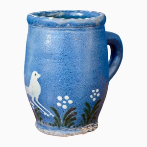 Jarra para pájaros de cerámica de Soufflenheim