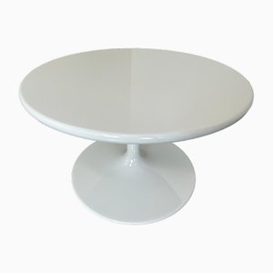 Round White Side Table by Pierre Paulin for Artifort, 1970s