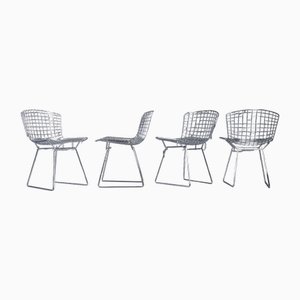 Modell 420 Wire Chairs von Harry Bertoia für Knoll International, 1970er, 4er Set