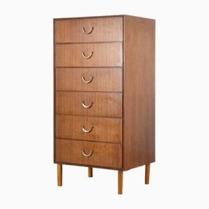 Mid-Century Tallboy aus Nussholz von Meredew, 1960er