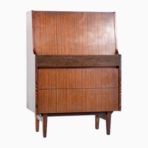 Britischer Mid-Century Teak Sekretär von Elliots of Newbury, 1960er