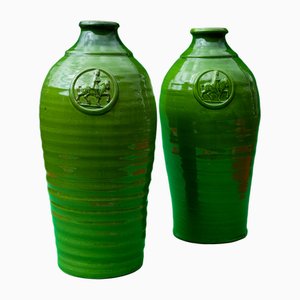 Large Classic Chianti Wine Vases from the Cantina Marchese De Frescobaldi, Tuscany, Italy, 1920s, Set of 2