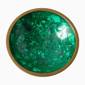 Vintage Malachite Bowl, 1970s