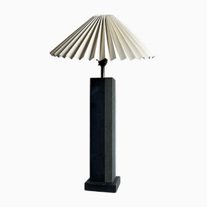 Mid-Century Column Lamp in Green Slate, 1960