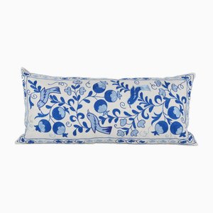 Suzani Blue Animal Pillow Cover, 2010s