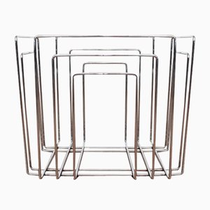 Magazine Rack attributed to Willi Glaeser for Tmp, 1980s