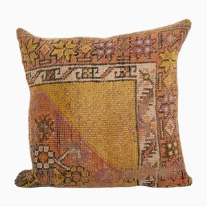 Burnt Orange Rug Pillow Cover, 2010s