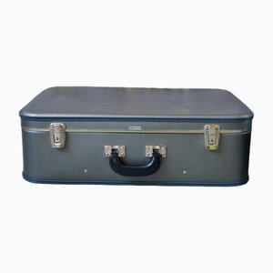 Vintage Grey Suitcase, 1950s